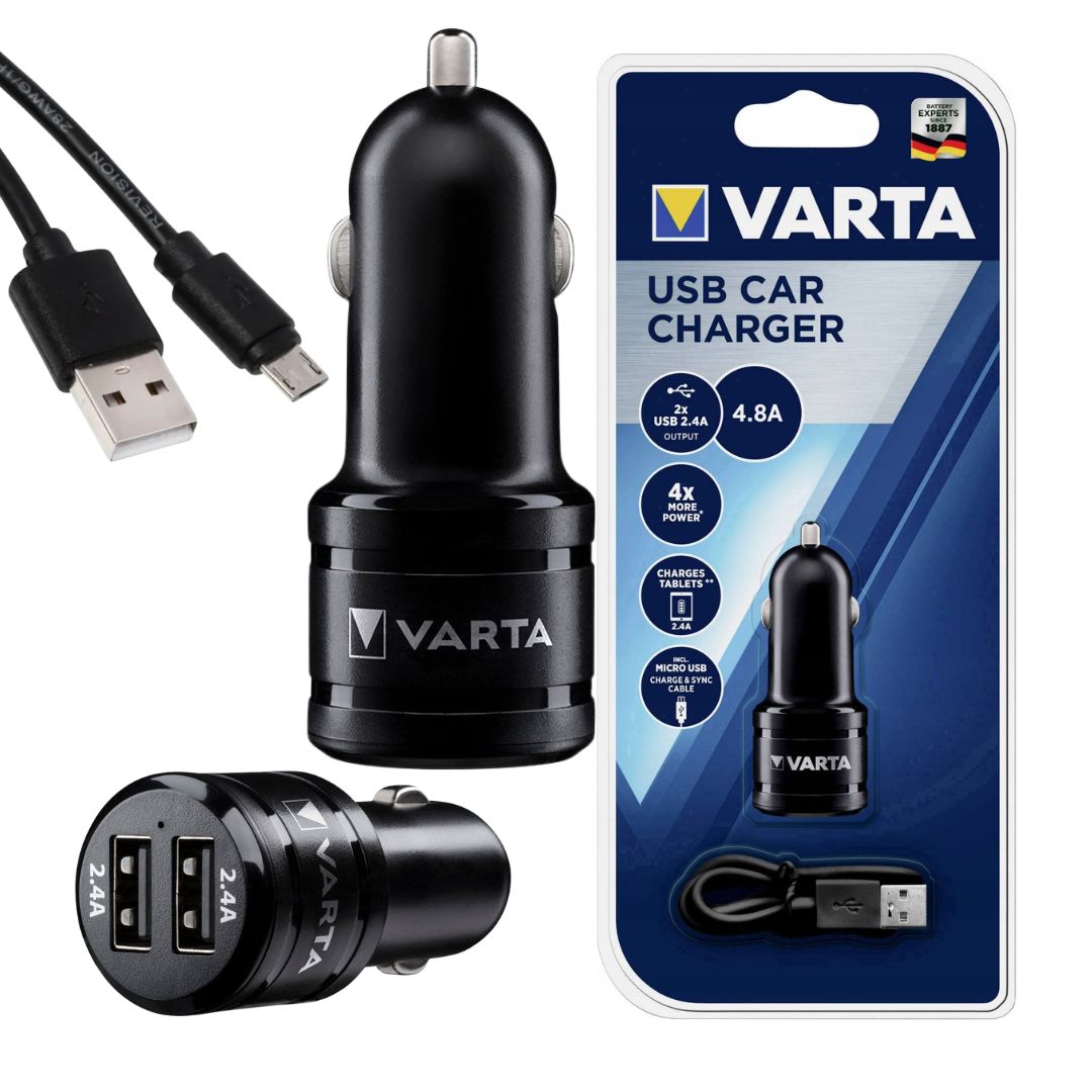 Automobilová USB Car Charger Varta 2x USB 2,4A