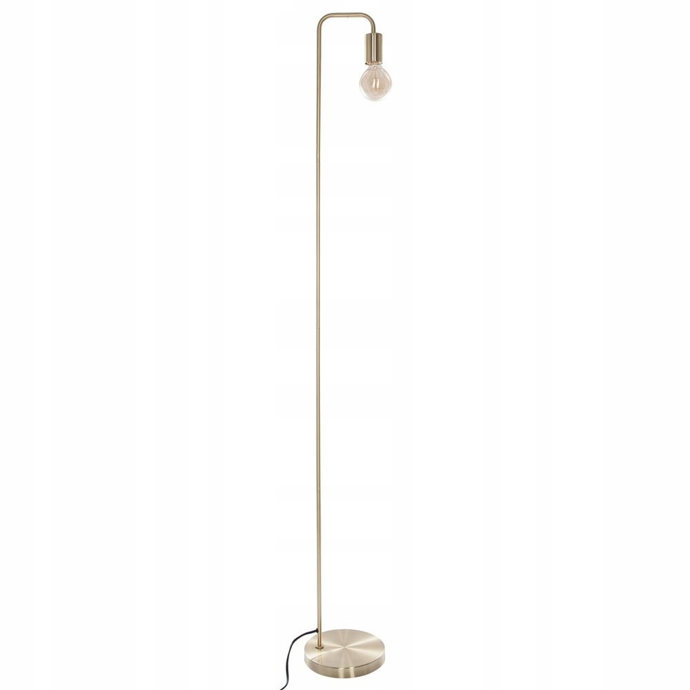 Złota Lampa Podłogowa/stojąca, Do Czytania 150cm