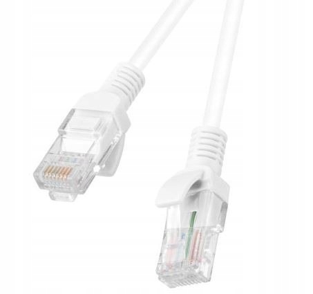 Lanberg Kabel Patchcord KAT.5E 30M Biały Fluke Passed