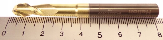 FREZ KULISTY PROMIENIOWY 8MM FI 8 R 4 R4 DŁUGI Marka inny