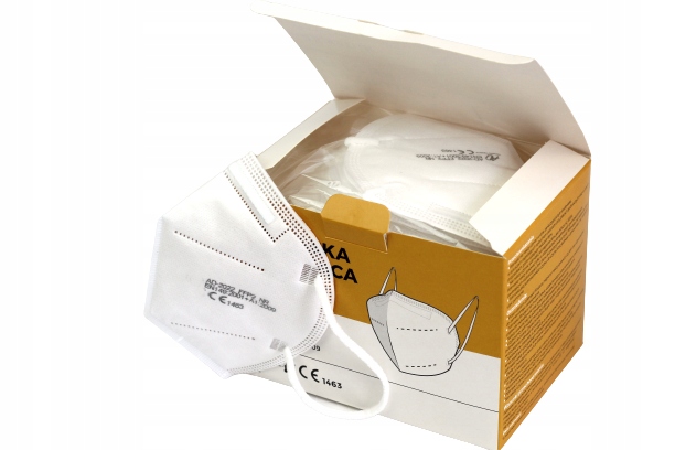 1x MASKA FFP2 ANTYWIRUSOWA 5W MASECZKA CERTYFIKAT