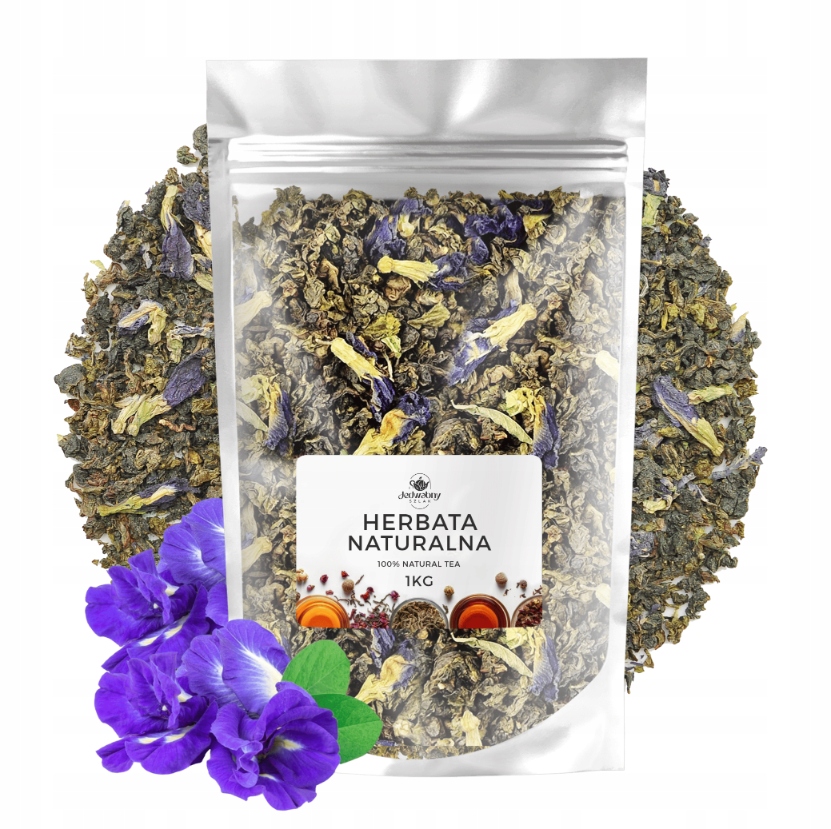 Čaj Oolong Blue modrý Klitoria 1kg Kvalita čaj listový ulung