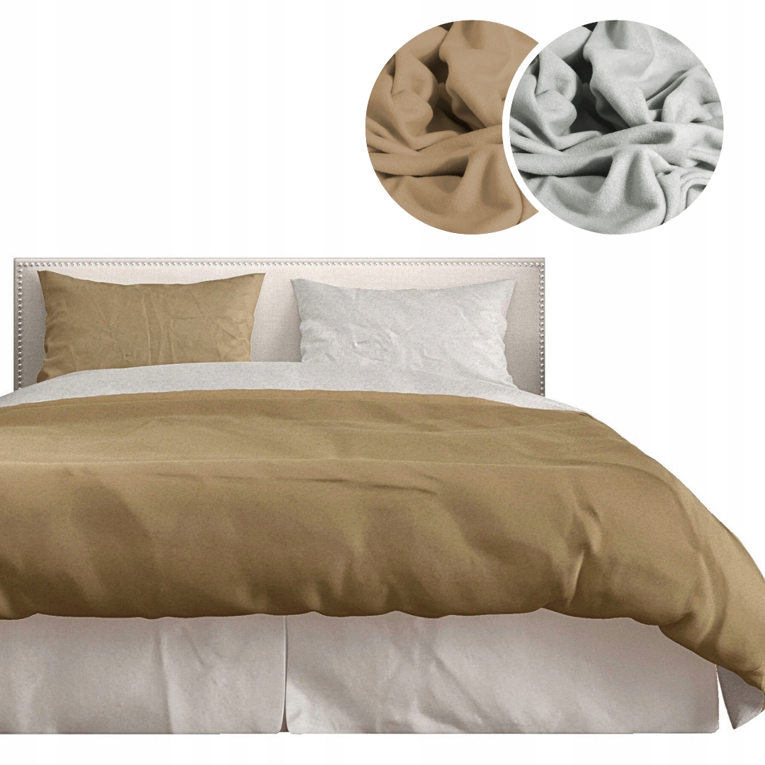 Povlečení Fleecové 160x200+1x50x70 dvoubarevné z Fleecu Teplá Měkká Zima