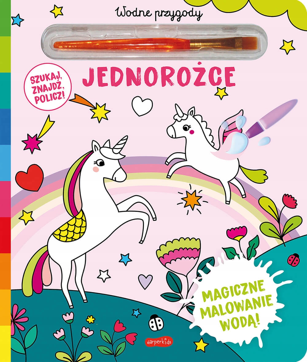 

Magiczna Malowanka Wodna Jednorożce Pędzelek