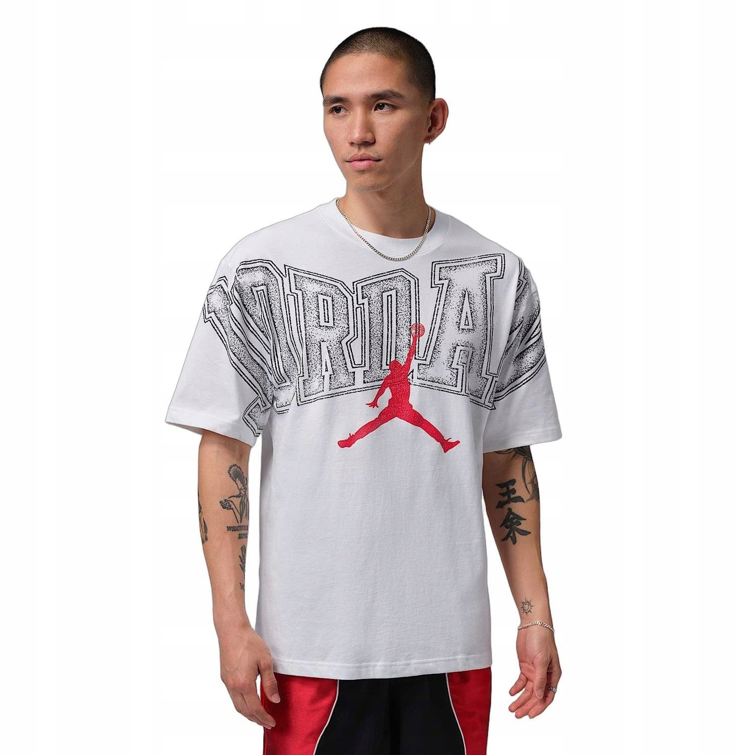 Nike Pánské tričko M J New Stretch Gfx Ss Crew IQ0708-100 XL