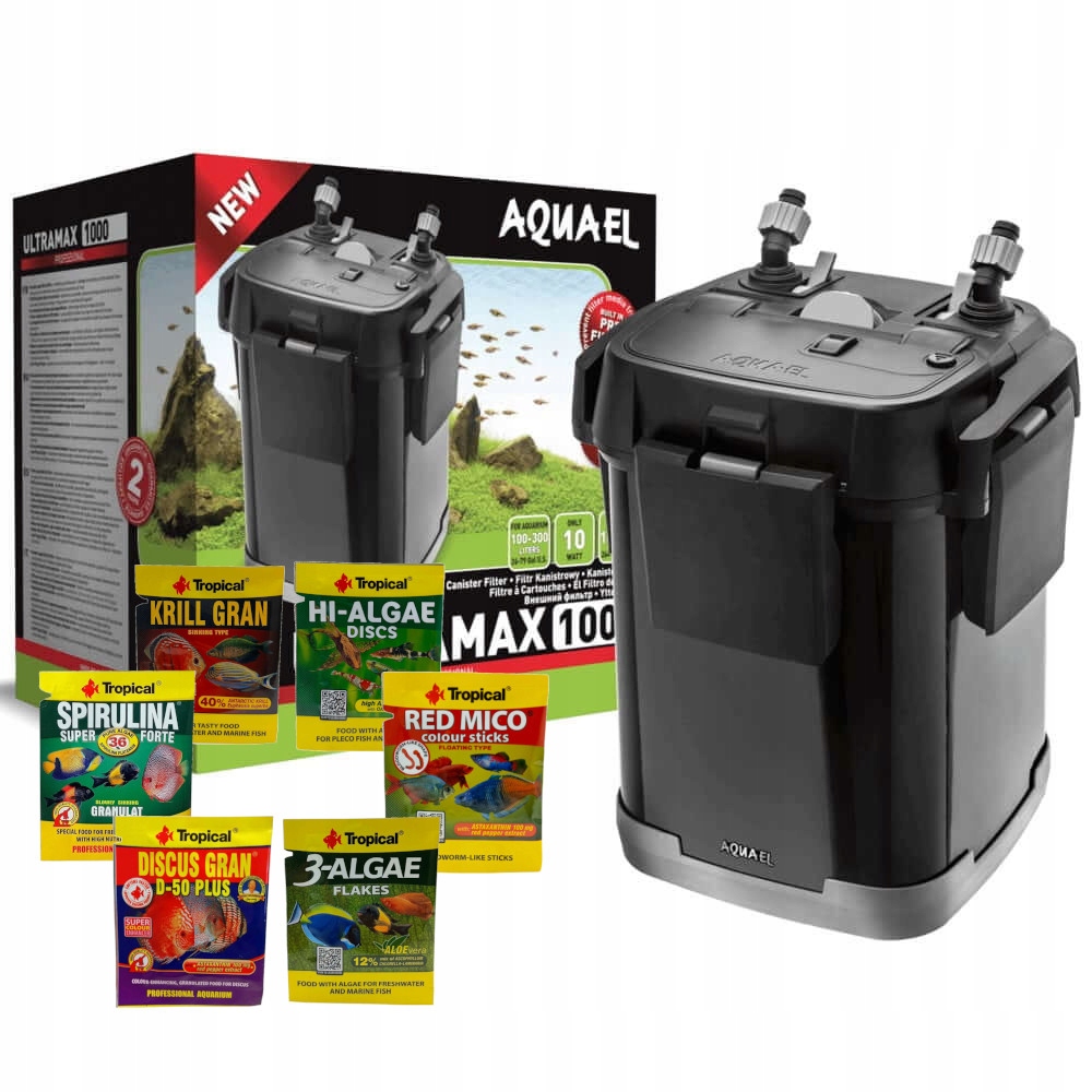 Levně Vnější filtr Aquael Ultramax 1000 Bonus