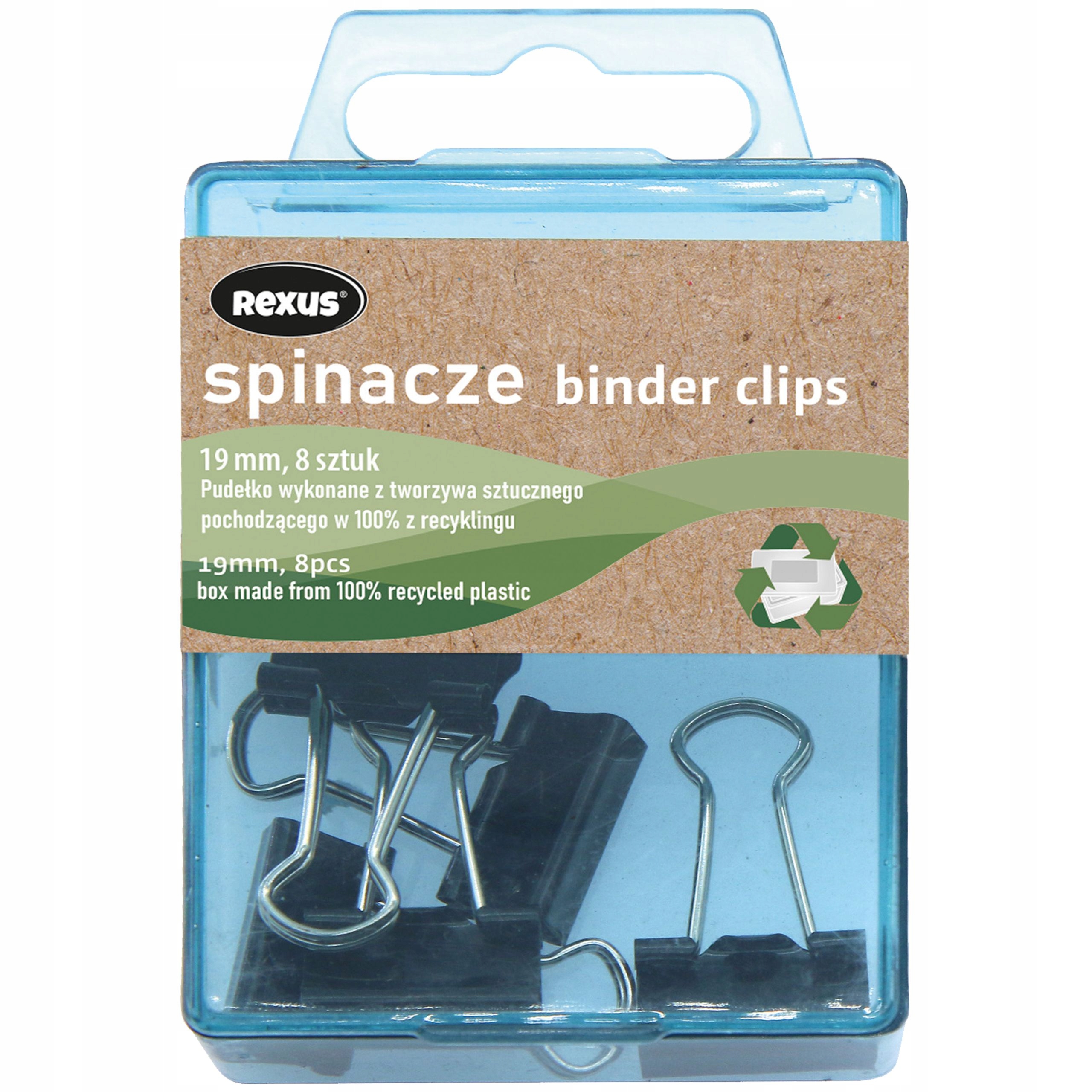 

Klipy Klipsy Do Papieru 8 Sztuk 19 mm Spinacze