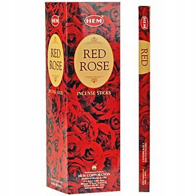 

Kadzidełka Hem Oryginalne Red Rose 8szt.