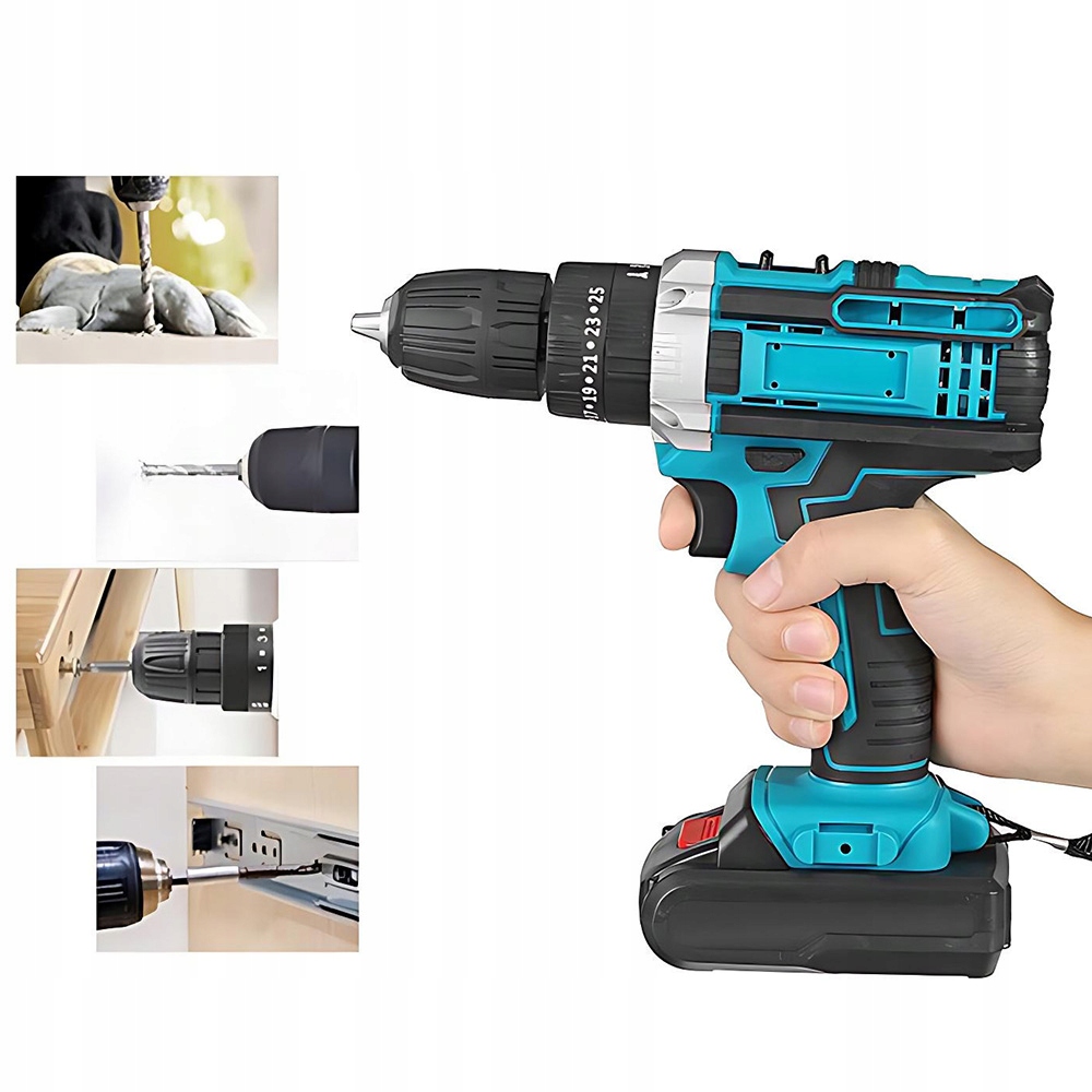 Akumulátorový Aku Vrtačka S 2 Rychlostmi 0-1750/0-2150 Ot/min