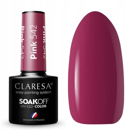 

Claresa Lakier Hybrydowy Uv/led Pink 542