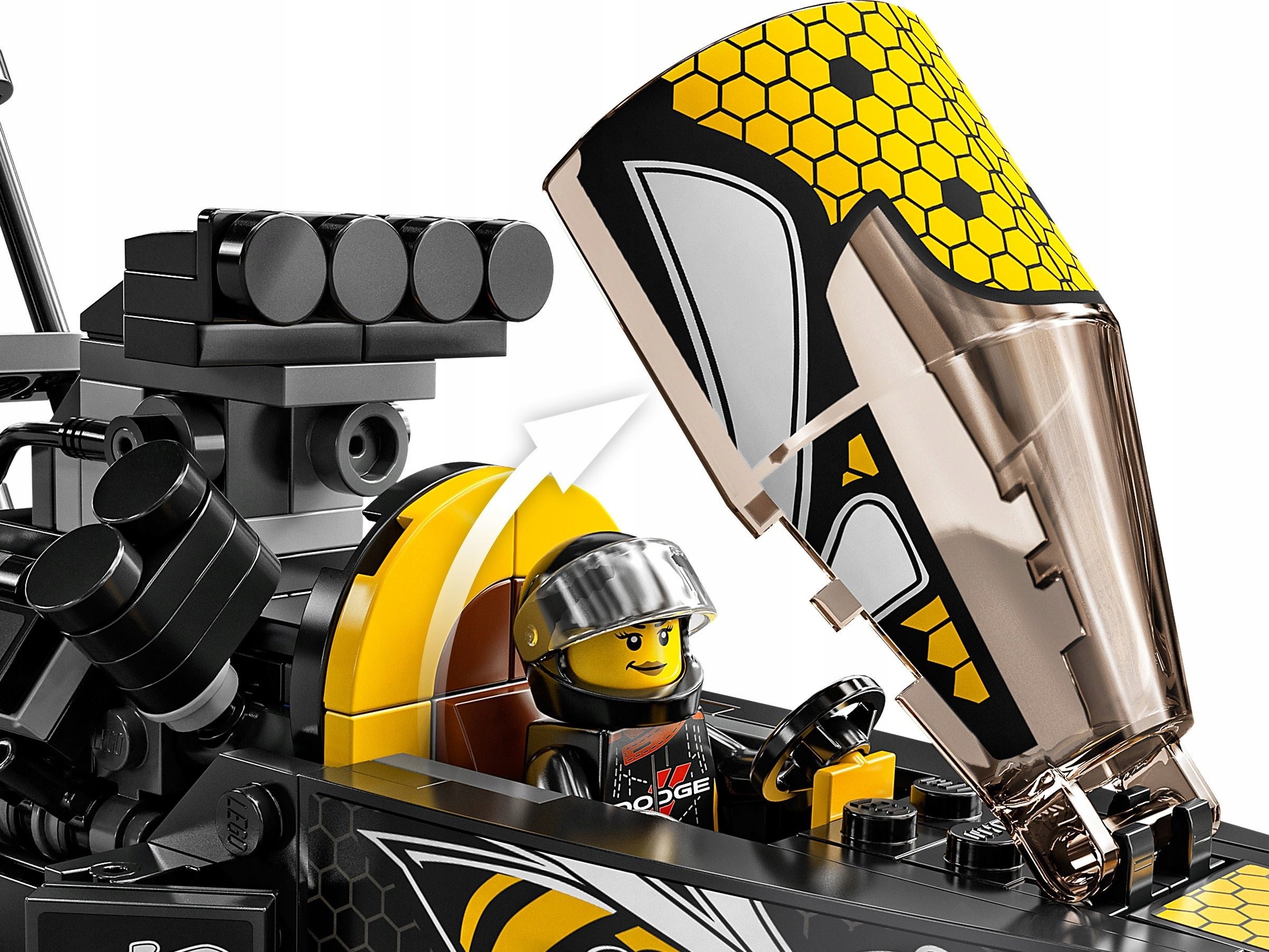 LEGO Mopar Dodge SRT Top Fuel Dragster 76904 Bohater / Bajka brak