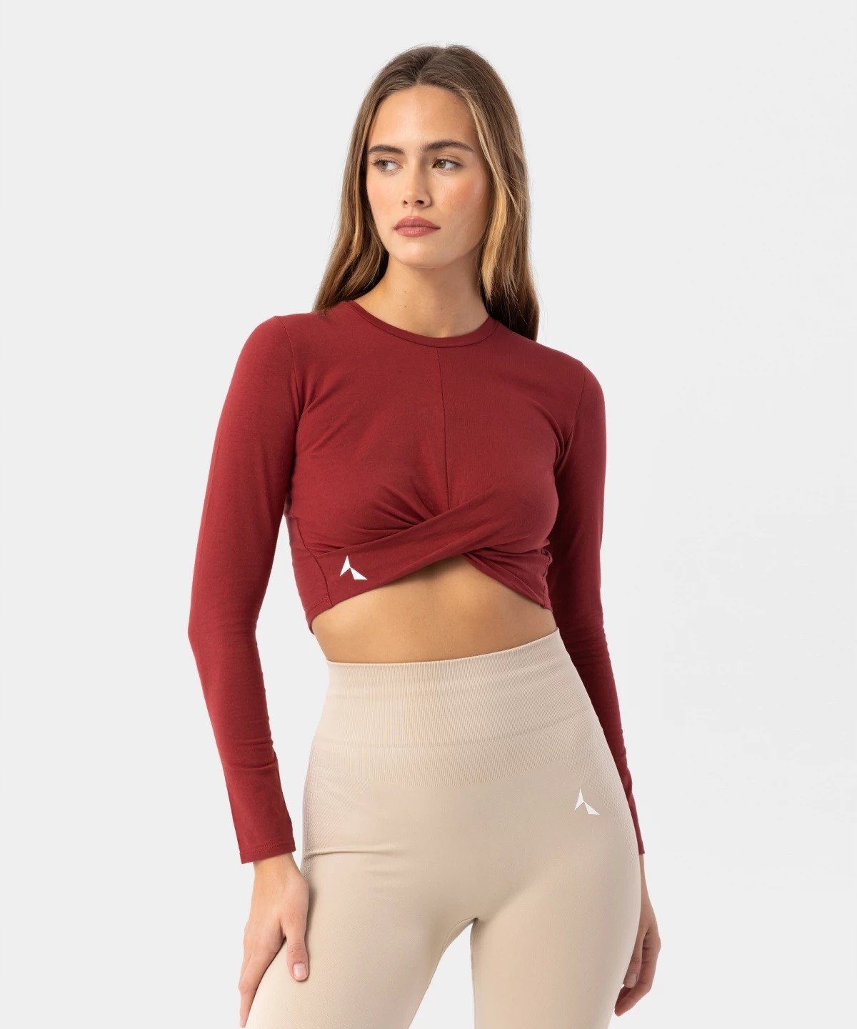 Top Carpatree Gaia s dlouhým rukávem, barva vínová W-315