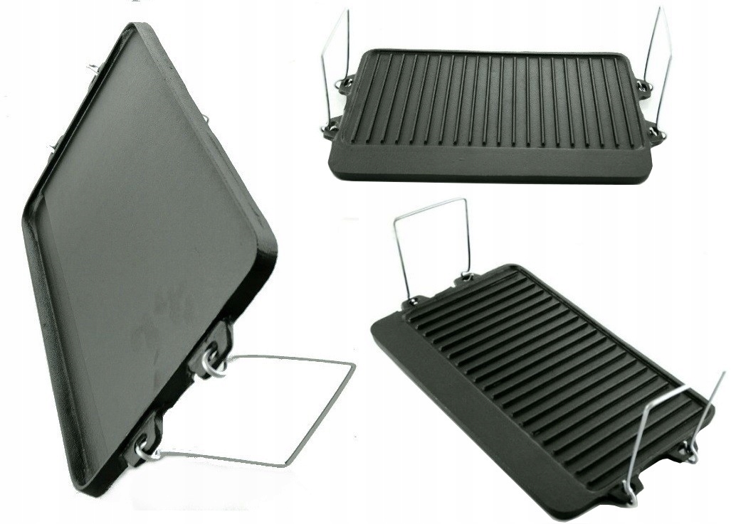 

Płyta Żeliwna Grill Ruszt 25x40 Patelnia Grillowa