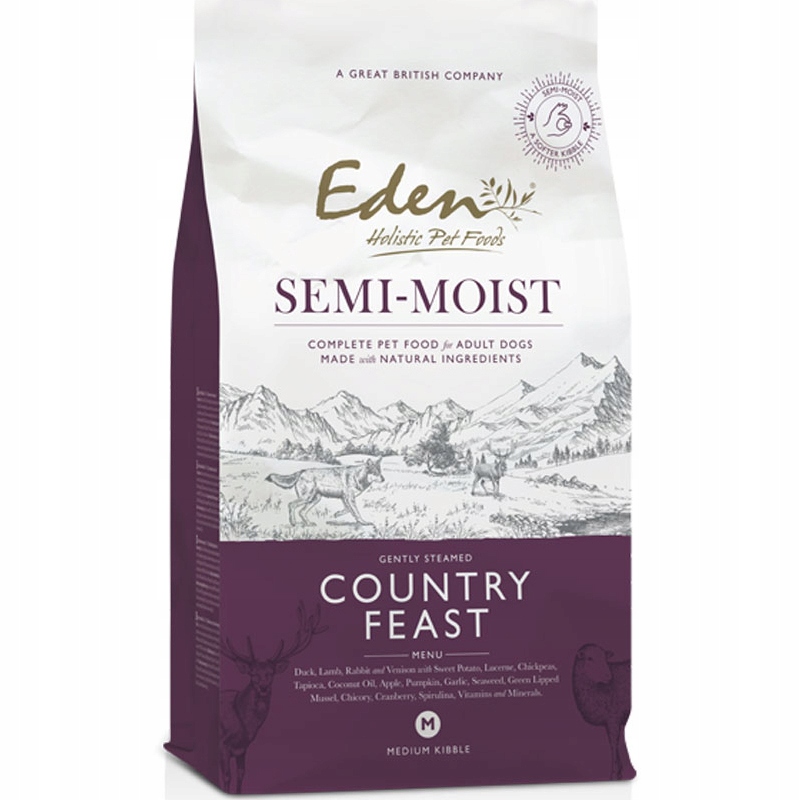 Eden Semi Moist Adult Country Feast 2kg