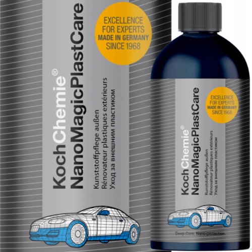 KOCH CHEMIE _ NANO MAGIC PLAST CARE 0,5 CZERNIDŁO DO PLASTIKÓW ZEWNĘTRZNYCH