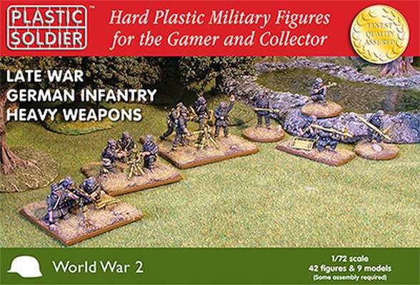 Plastový voják 1/72 WW2020005 Pozdní válka Těžké zbraně německé pěchoty