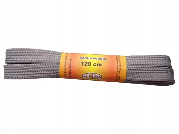 

Sznurowadła sznurówki płaskie 120 cm kolor szary