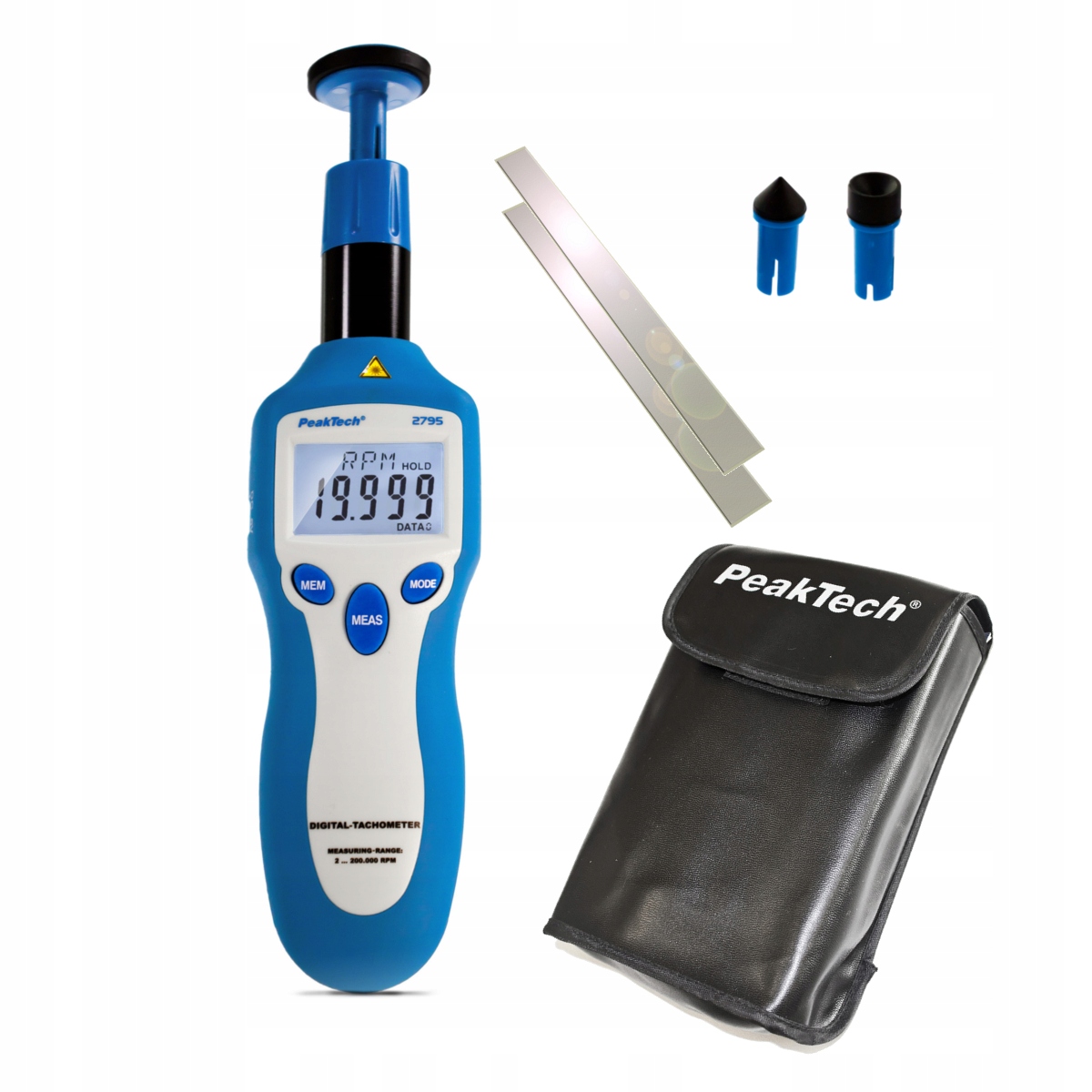 Fotokontaktní otáčkoměr PeakTech 2795