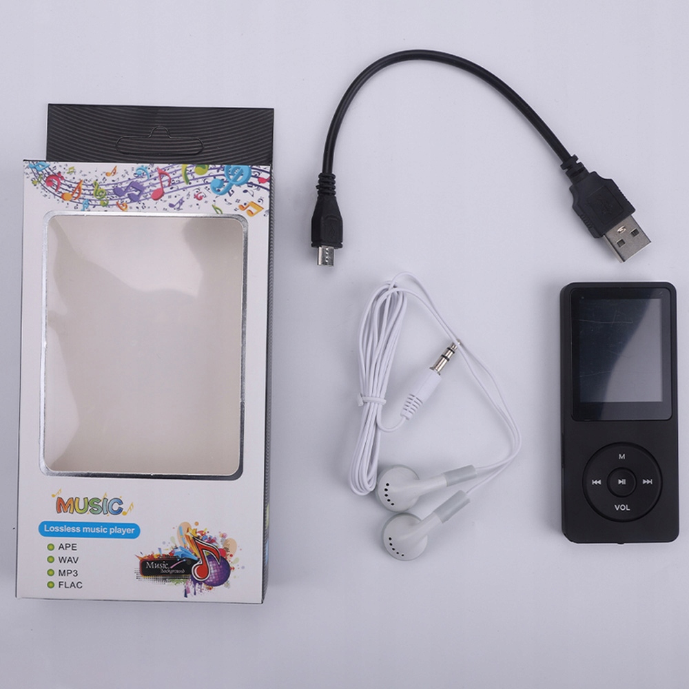 ODTWARZACZ MP3 MP4, BLUETOOTH 5.0, RADIO FM, 16 GB Szerokość produktu 3.9 cm