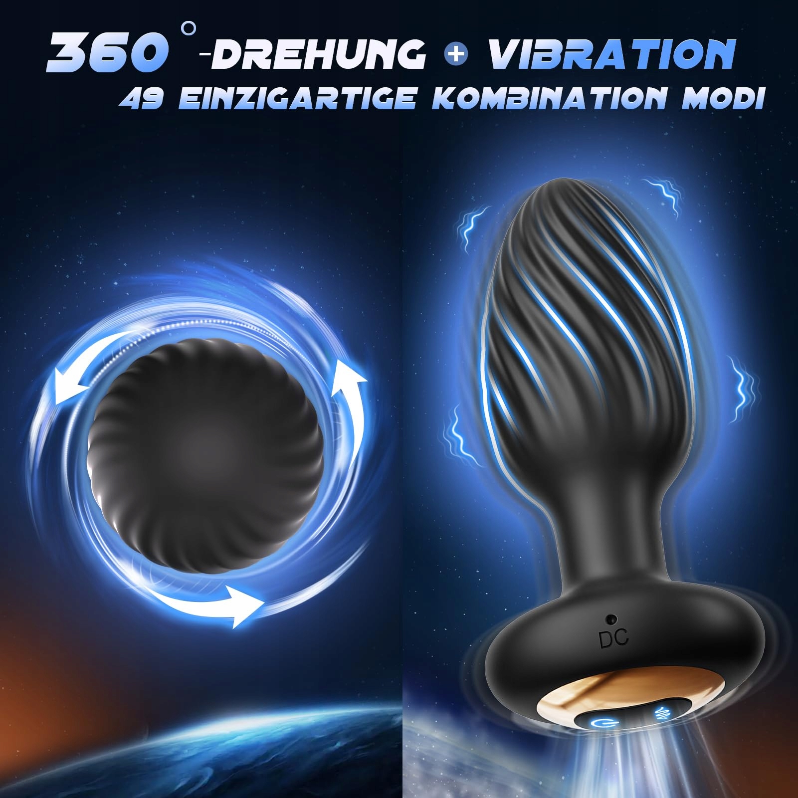 ANALVIBRATOREN Dla Mężczyzn Wibrator Analny Stymulacja Prostaty 7 Trybów — miniatura 2