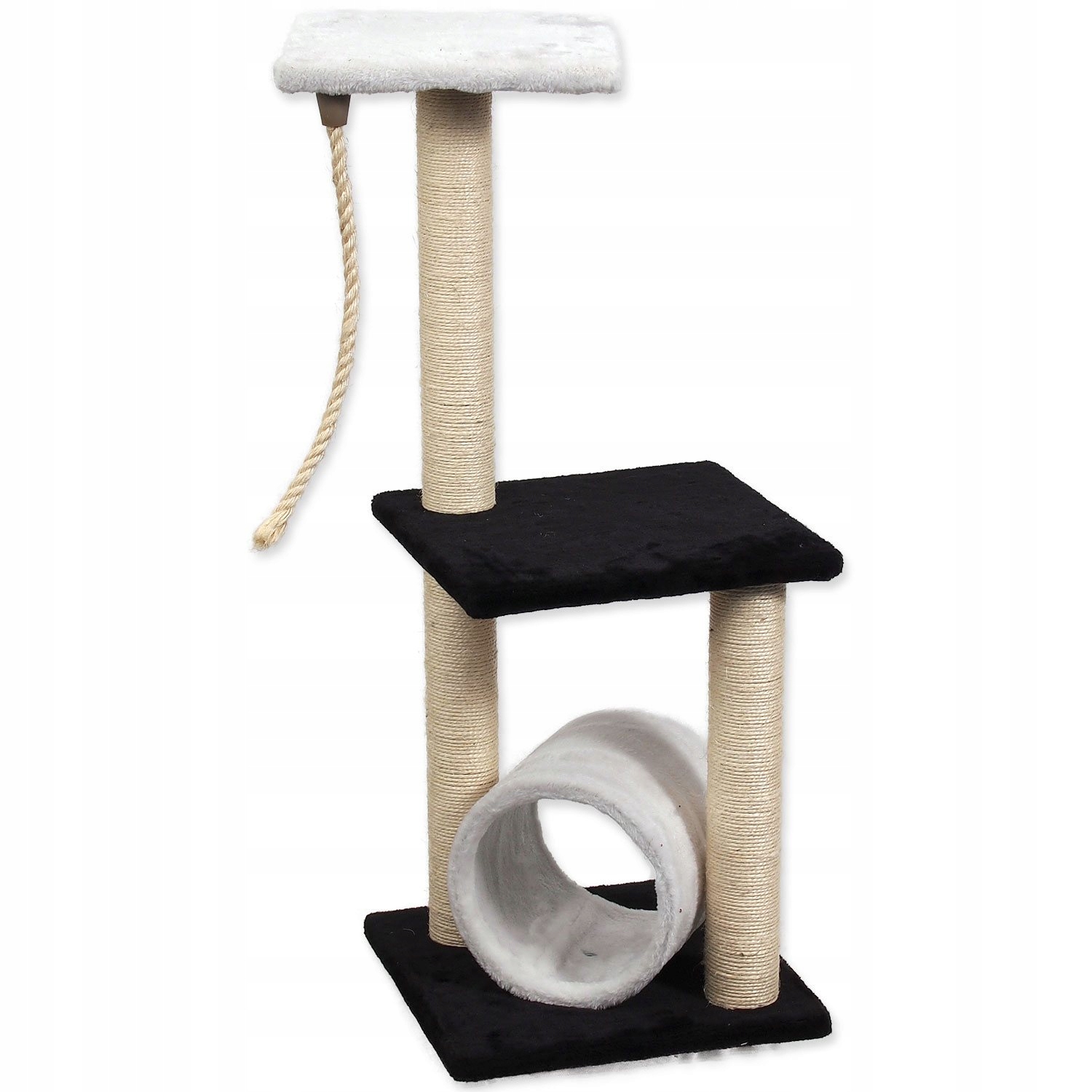 Levně Odpočívadlo Magic Cat Andrea béžovo-černé 35x35x85cm