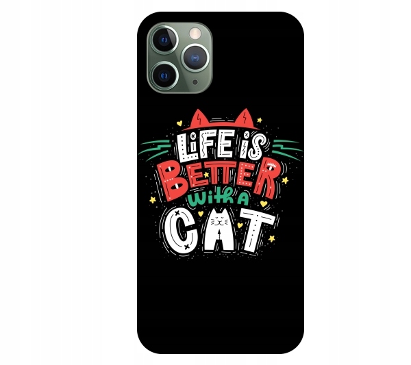 

Etui pokrowiec do iPhone 11 Pro Life is better wit