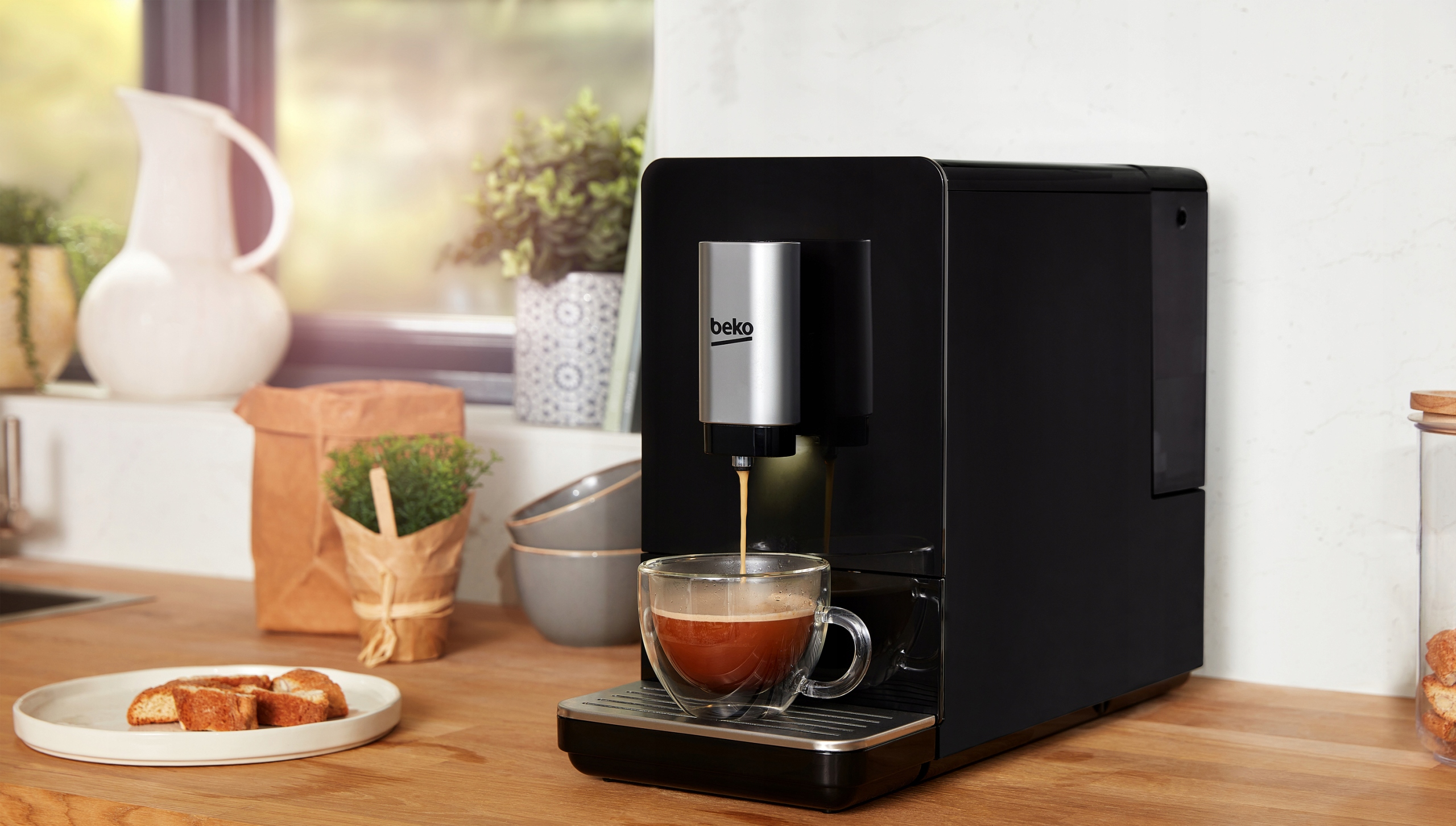 Automatyczny ekspres ciśnieniowy Beko CEG3190B 1350 W czarny Model CEG3190B