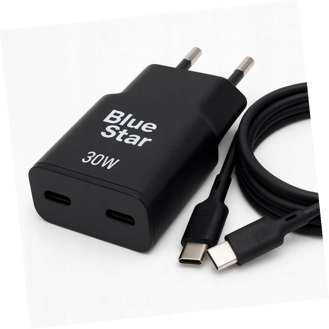 Szybka ładowarka 30W 2 porty z długim kablem 2m do iPhone 15