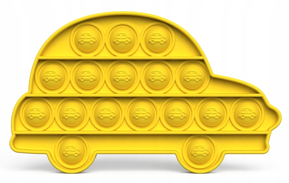 POP IT SENSO BĄBELKI AUTO SENSOR FITGET ŻÓŁTY