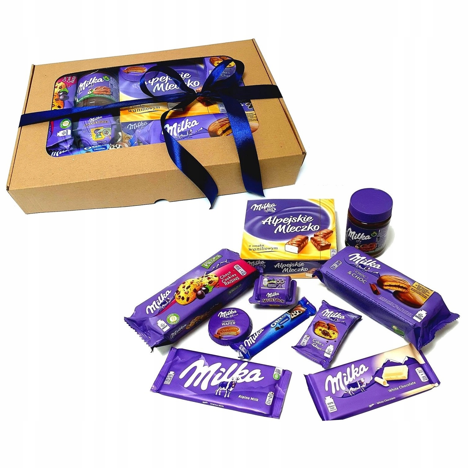 Levně Dárková Sada Milka XXL Pro Každého Krém Mléko MIX Balíček Sladkostí