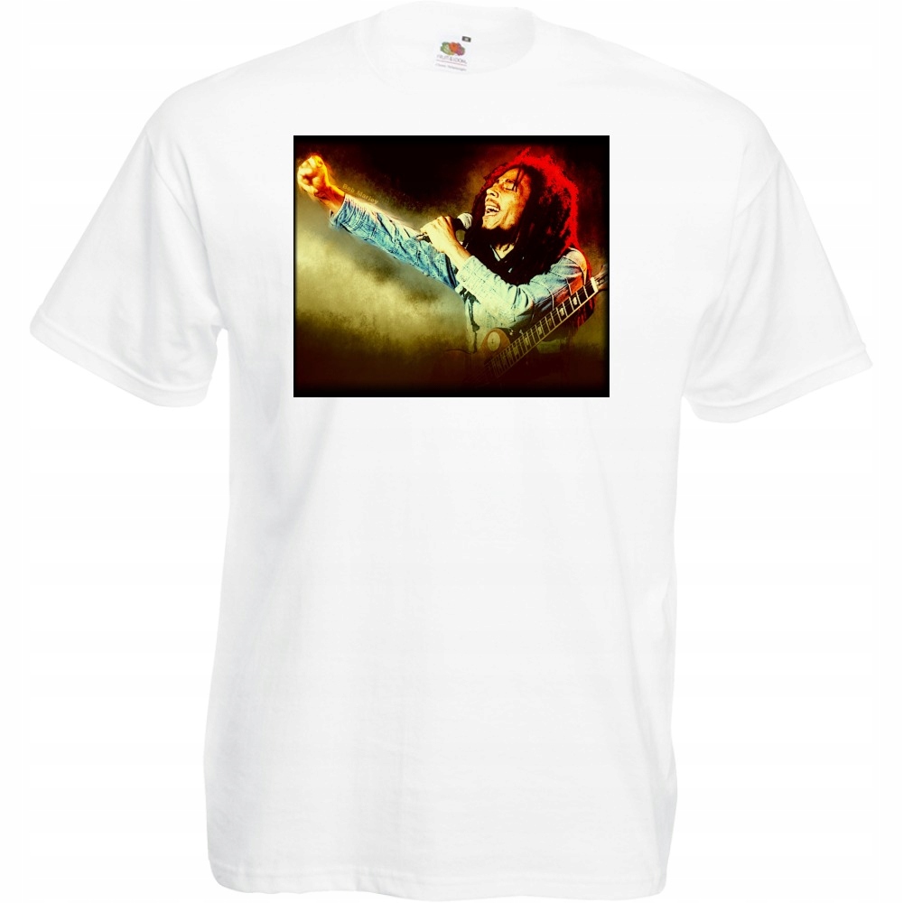 

Koszulka z nadrukiem reggae Bob Marley rasta XL