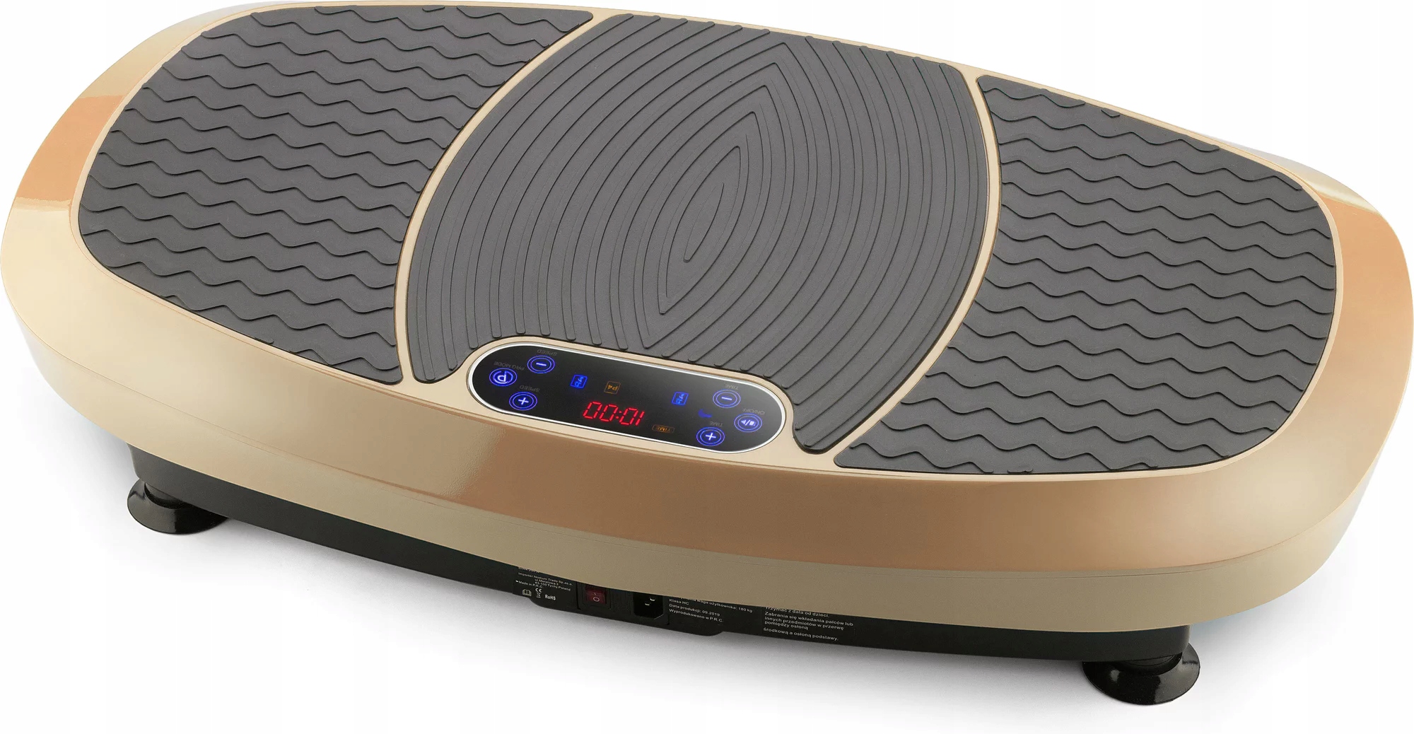 PLATFORMA WIBRACYJNA MASAŻER 3D FITNESS Z LINKAMI INTENSE GYMTEK Model XP750_3D