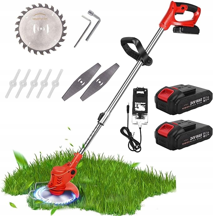 PODKASZARKA KOSA AKUMULATOROWA 3000W + 2 BATERIA 48V FULL ZESTAW BX142