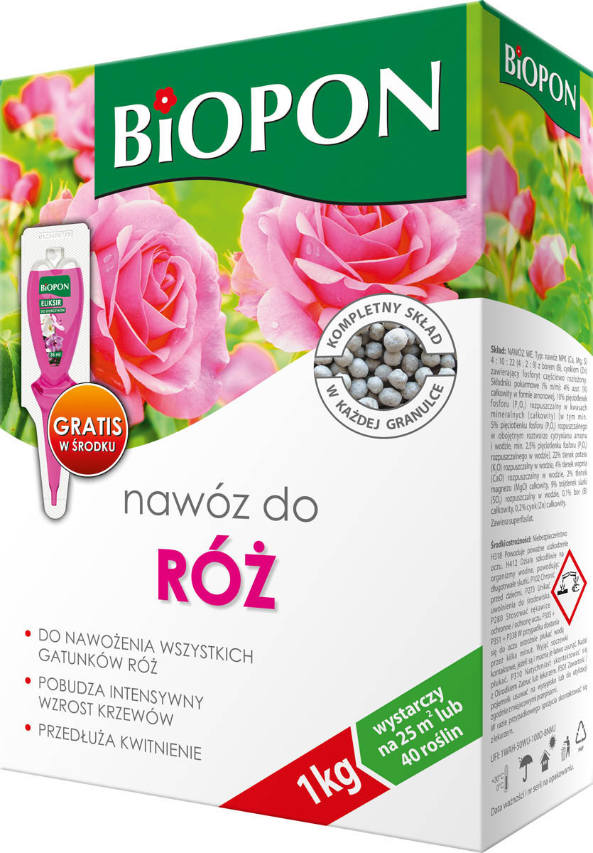 

Nawóz Do Róż 1kg Biopon