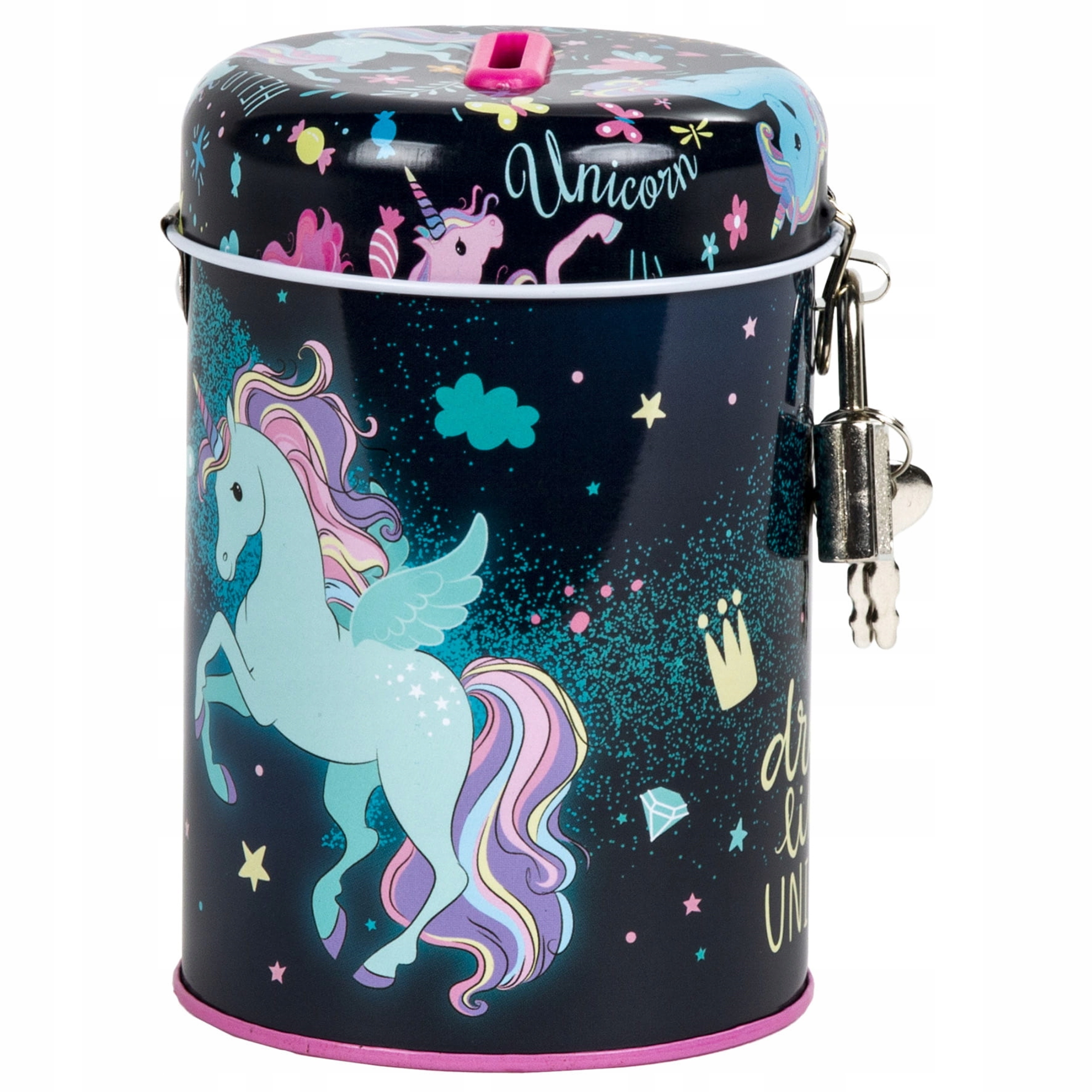 

Jednorożec Skarbonka Z Kłódką Unicorn Derform