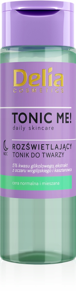 DELIA TONIC ME! rozświetlający tonik d/twa, 200ml