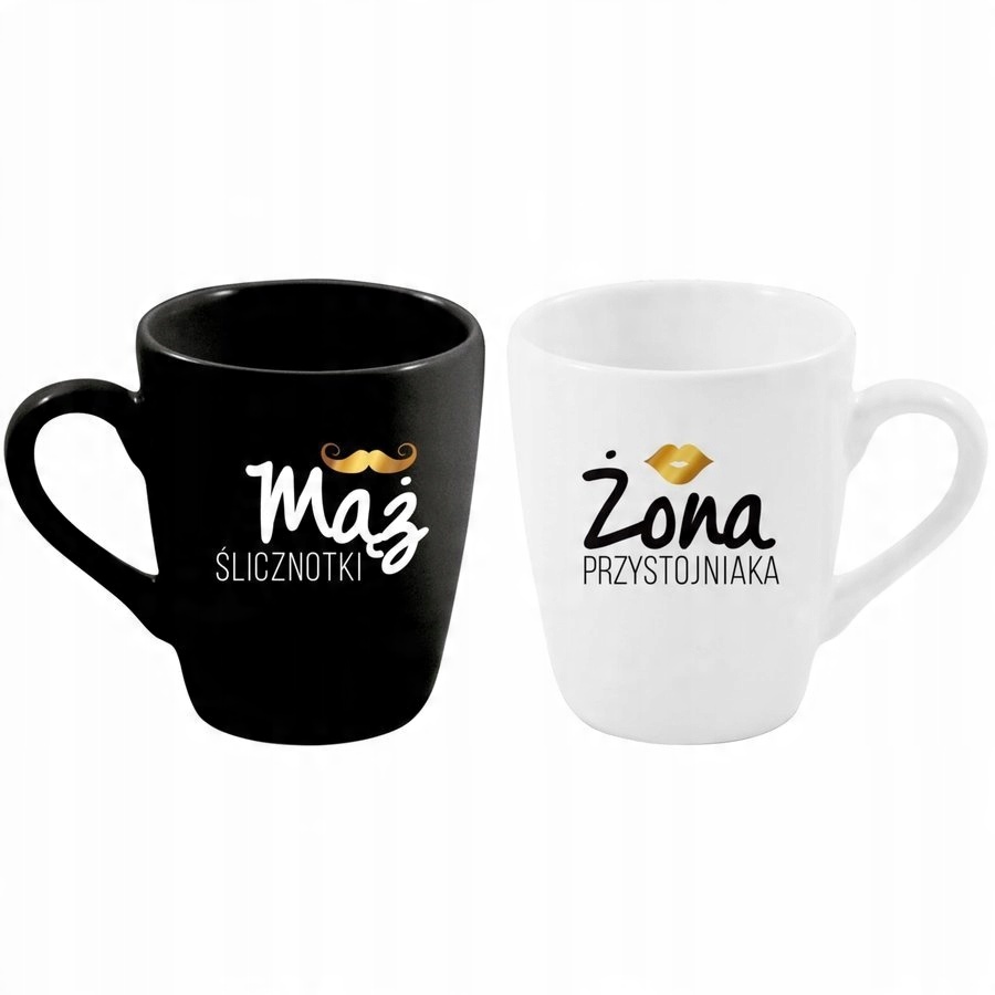 

Zestaw Kubków Mąż Żona Ślub Rocznica Walentynki