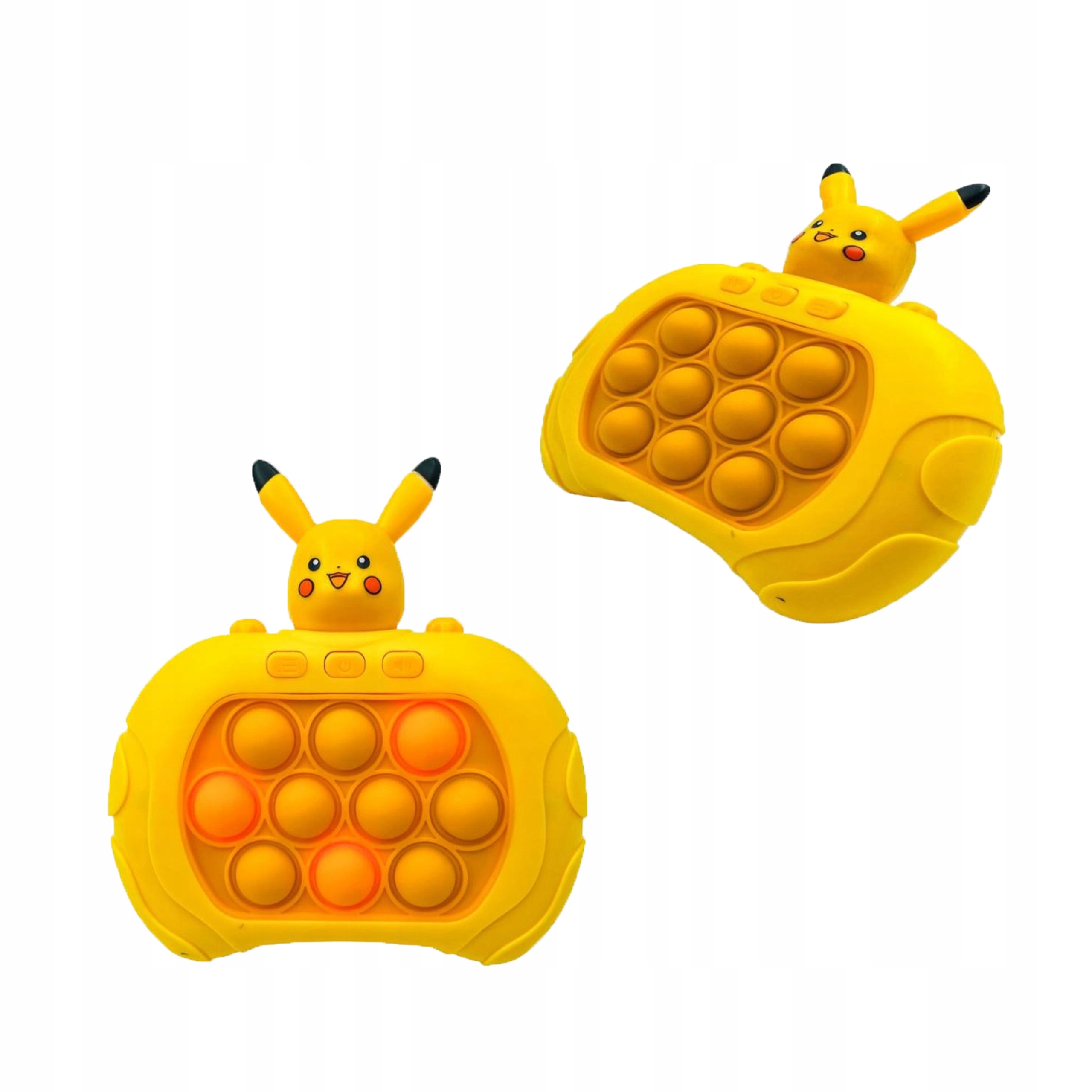KONSOLA GRA POP IT PIKACZU POKEMON ANTYSTRESOWA ELEKTRYCZNA ZRĘCZNOŚCIOWA Materiał plastik