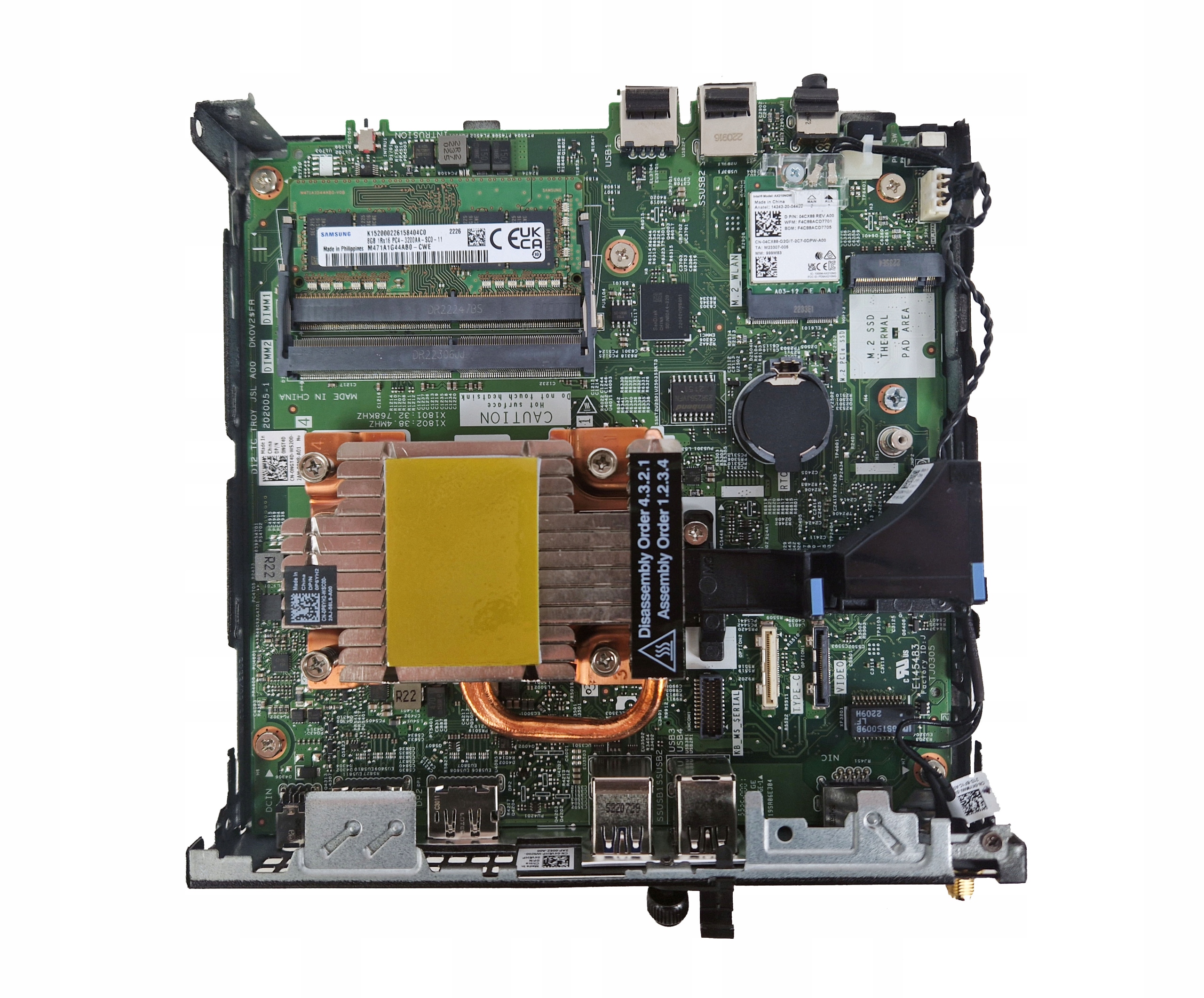 Dell Optiplex 3000 Thin Client Intel Pentium N6005 8GB PC4 32GB eMMC Wi-Fi Kod producenta 1001864339533
