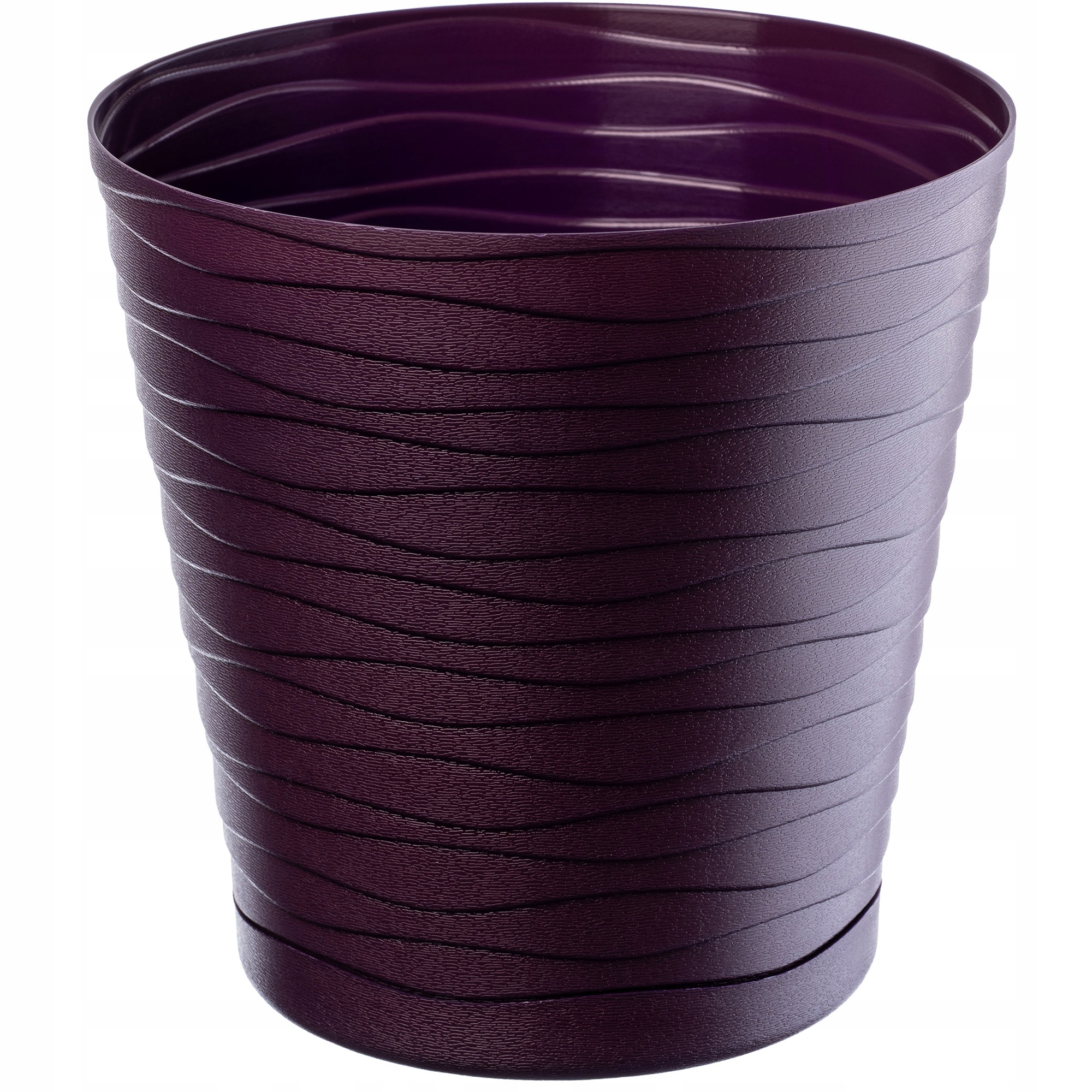 

Doniczka Osłonka Na Kwiaty Podstawka Śliwkowa 17cm