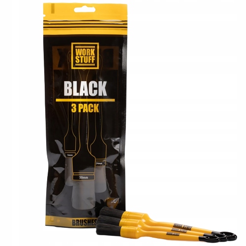

Work Stuff Detailing Brush Black Zestaw 3 pędzli