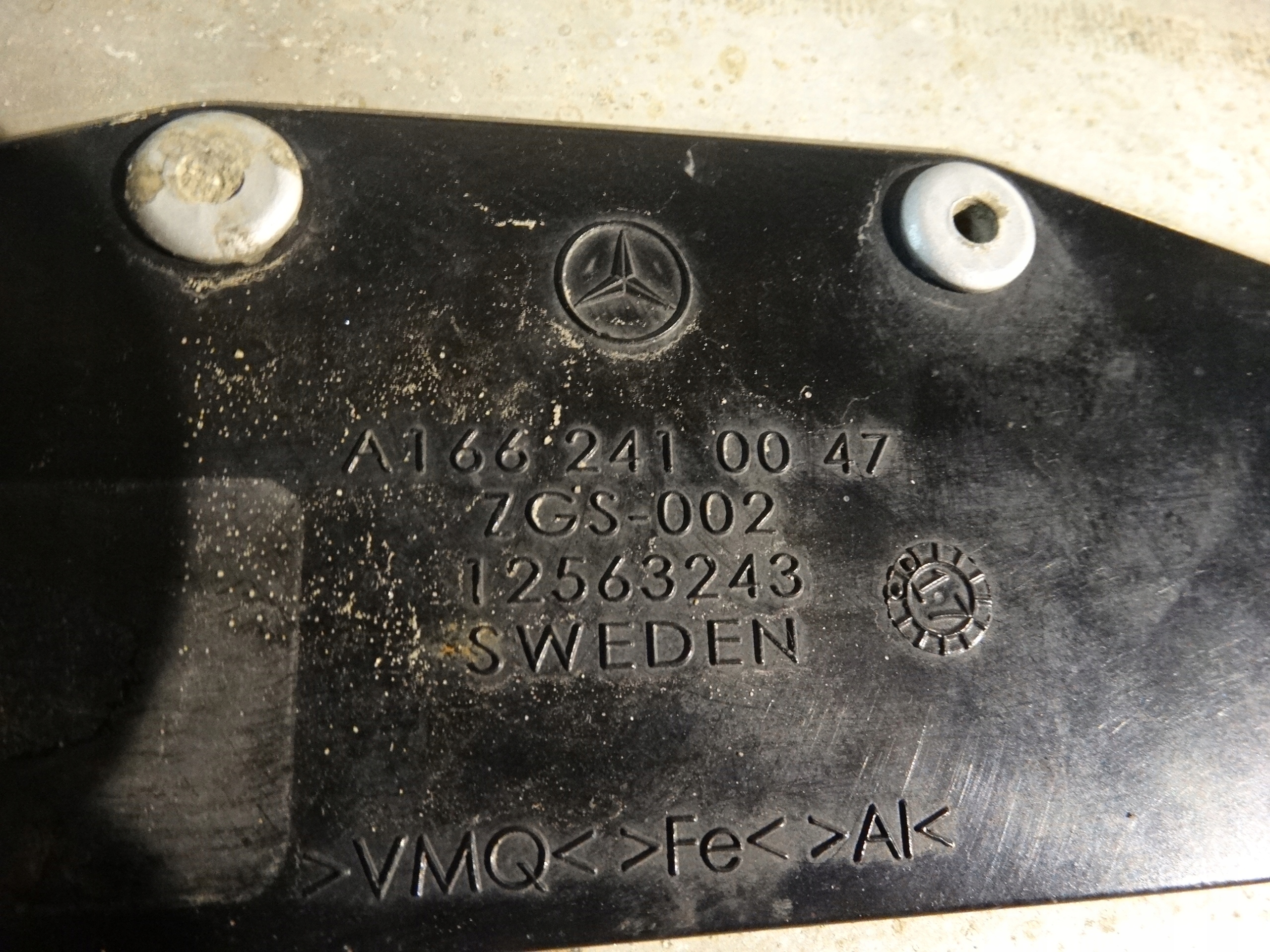 holder gearbox mount MERCEDES W166 W192 1 9