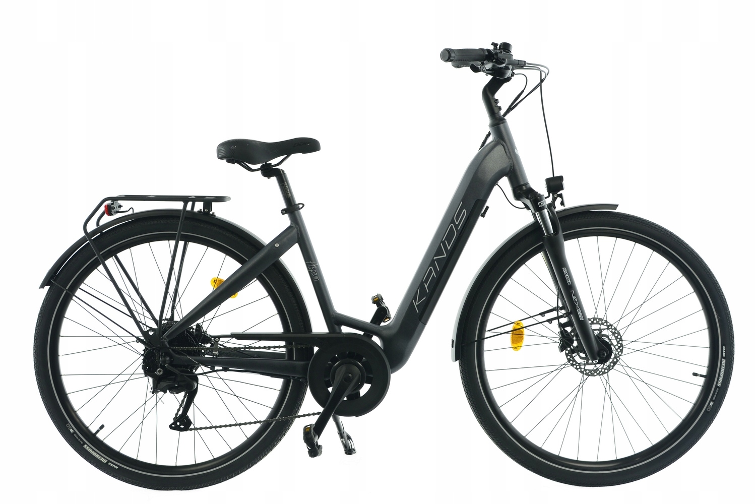 Rower Elektryczny E-Bike 28 KANDS ASPEN WYGODNY TREKKING ASPEN GRAFITOWY