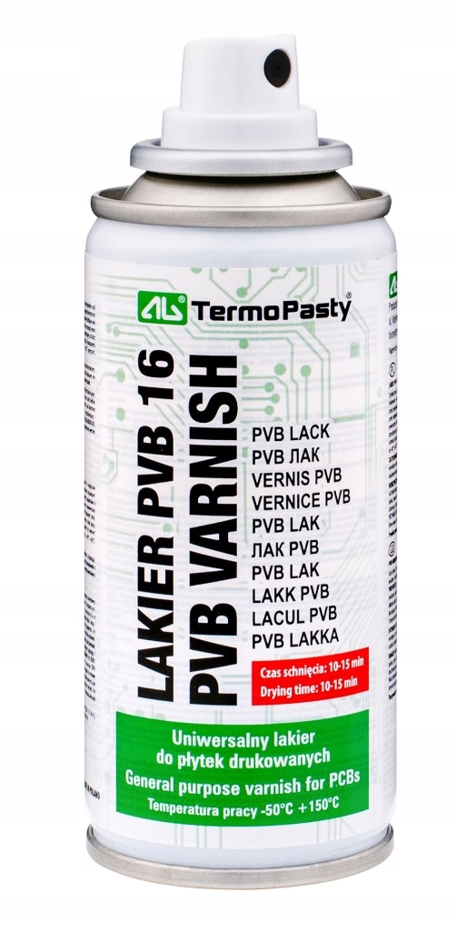 

Lakier PVB16 100ml zabezpieczenie elektroniki