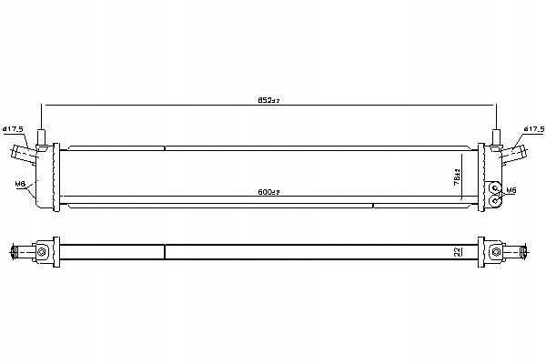 NISSENS CHŁODNICA SILNIKA WODY TOYOTA AURIS 1.8H 10.12-12.18