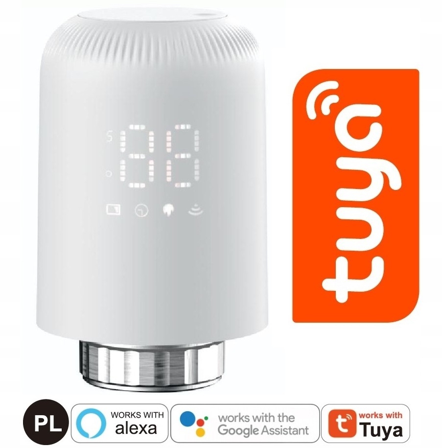 Inteligentní Termostatická Hlavice Pro Radiátor Smart Tuya M30X1,5