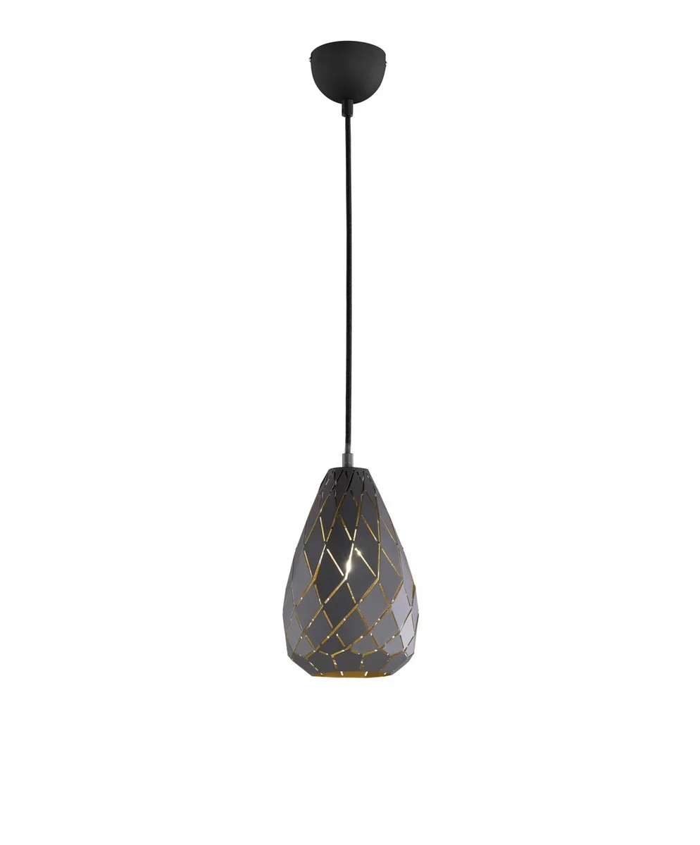 Moderní závěsná lampa Onyx antracit Trio