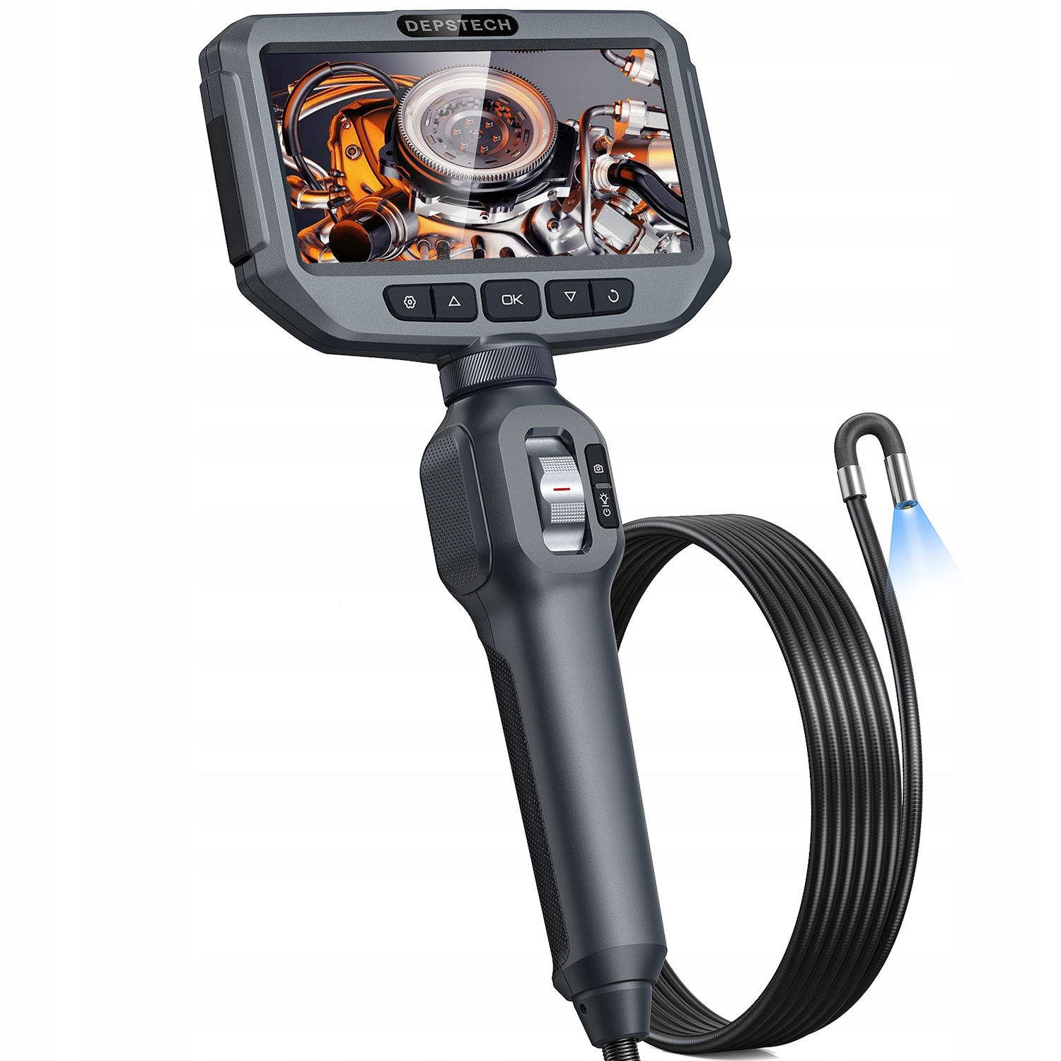 ENDOSKOP KAMERA INSPEKCYJNA DEPSTECH DS630 Z RUCHOMĄ GŁOWICĄ IP67 6,2mm