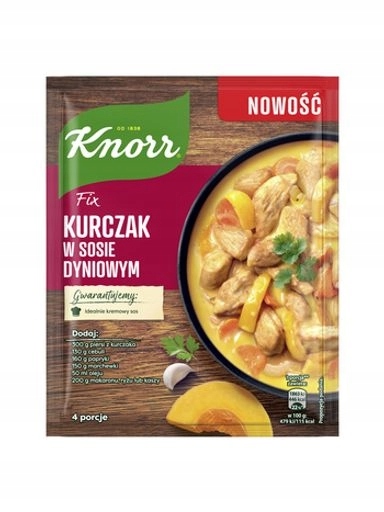 Levně 8 x Knorr Fix Kuře v dýňové omáčce 49 g