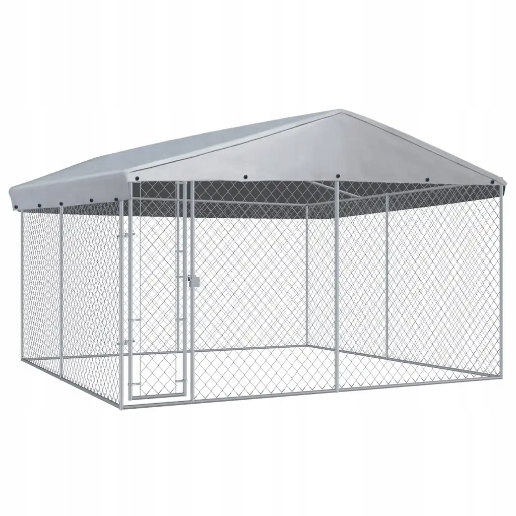 Kotec s krytem pro psa, 382 x 382 x 225 cm